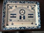 Mercedes rally bord 2004., Verzenden, Zo goed als nieuw, Reclamebord