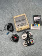 Super Nintendo set, 2 controllers, mario world incl garantie, Nintendo, Gebruikt, _, _