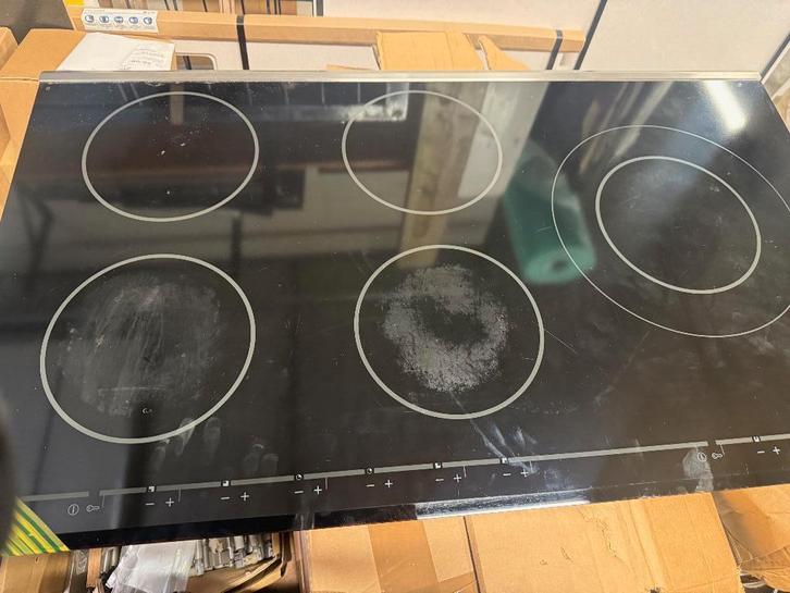 Atag kookplaat HI511MUU/A01 90cm breed, Witgoed en Apparatuur, Kookplaten, Gebruikt, Inbouw, Inductie, 5 kookzones of meer, Ophalen