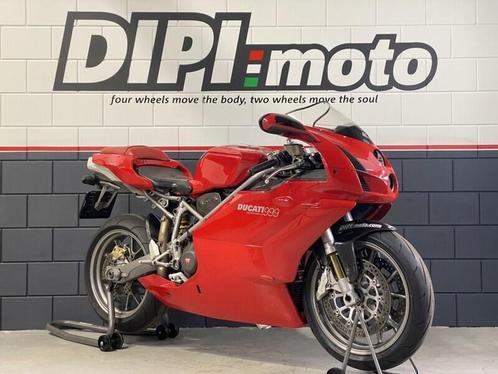 DUCATI 999, 2003, met slechts 26.450km, carbon accessoires., Motoren, Motoren | Ducati, Bedrijf, Super Sport, meer dan 35 kW, 2 cilinders