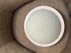 Badkamer plafondlamp wit/glas, Huis en Inrichting, Lampen | Plafondlampen, Ophalen, Zo goed als nieuw, Glas