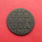 Duit Zeeland 1763 Zeelandia Luctor et Emergo Middelburg.., Postzegels en Munten, Munten | Nederland, Ophalen of Verzenden, Vóór koninkrijk