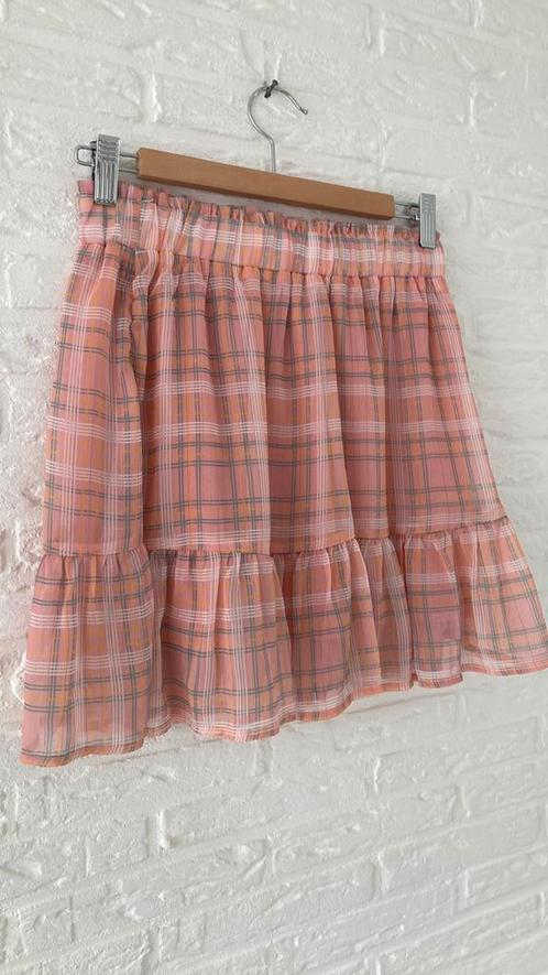 Klassiek Loavies Rokje met ruitdessin, superlief en stijlvol, Kleding | Dames, Rokken, Zo goed als nieuw, Maat 36 (S), Oranje