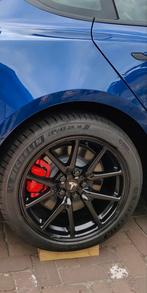Tesla Aero velgen 18 inch + Michelin Pilot Sport 4, Ophalen, Gebruikt