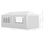 Partytent 3x6 m wit gratis bezorgd, Tuin en Terras, Nieuw, 2 meter of meer, 5 tot 8 meter, Ophalen of Verzenden