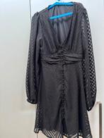 Zwart jurkje met kanten mouw Melting Stockholm xs, Zwart, Ophalen of Verzenden, Zo goed als nieuw, Maat 34 (XS) of kleiner