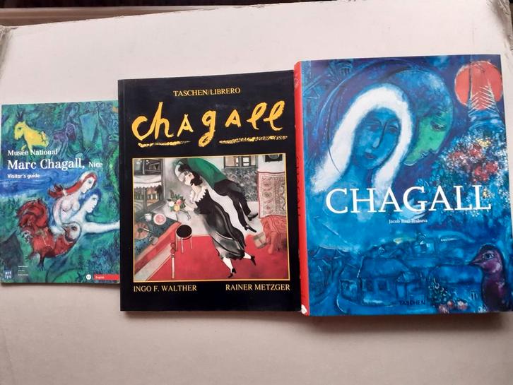 MARC CHAGALL 1887-1985, enkele uitgaven, oa visiter's guide, Boeken, Kunst en Cultuur | Beeldend, Zo goed als nieuw, Ophalen of Verzenden