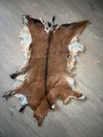 Unieke dierenhuid geiten vacht en schapenvacht, Huis en Inrichting, Stoffering | Tapijten en Kleden, Gebruikt, 100 tot 150 cm
