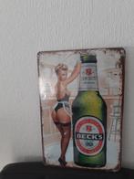 Beck's  beer reclamebord, Verzamelen, Ophalen, Nieuw, Reclamebord
