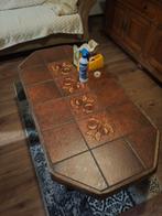 Vintage Salontafel met Tegels, Huis en Inrichting, Gebruikt, Overige materialen, 100 tot 150 cm, Vintage