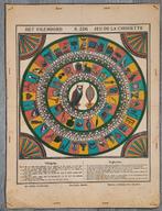 Antiek boordspel Het Uilenbord - Jeu de la Chouette, Antiek en Kunst, Kunst | Etsen en Gravures, Ophalen of Verzenden