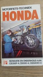 Motorfiets-techniek Honda-4 350-500, Motoren, Handleidingen en Instructieboekjes, Ophalen of Verzenden, Honda