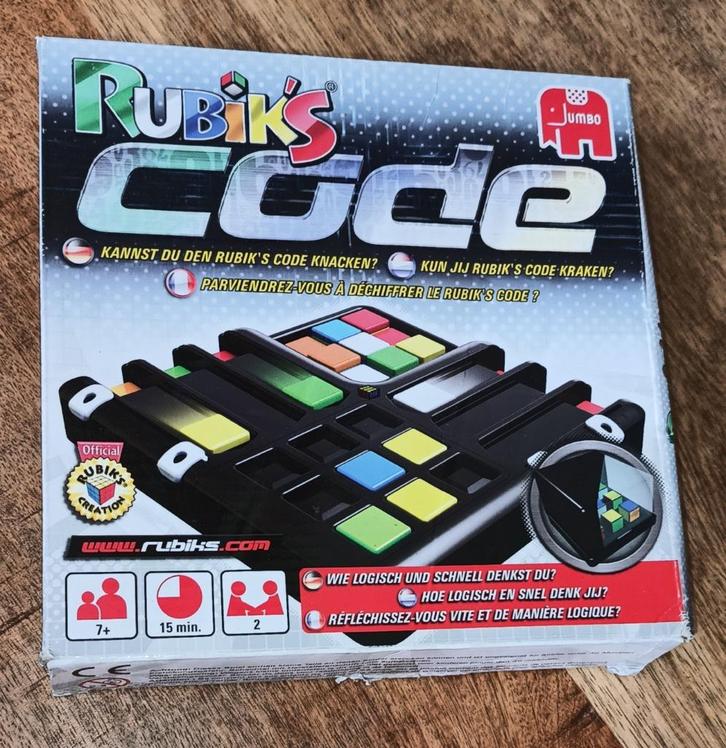 Rubik's Code, Hobby en Vrije tijd, Gezelschapsspellen | Bordspellen, Gebruikt, Een of twee spelers, Ophalen