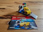 Lego 10731 - Juniors Cars Cruz Ramires Race Simulator, Ophalen of Verzenden, Zo goed als nieuw, Complete set, Lego