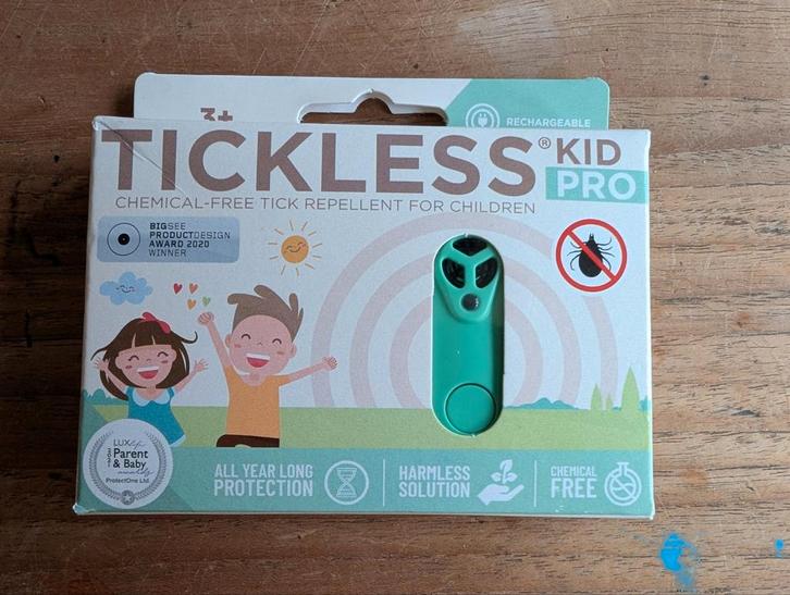 Tickless Kid Pro - Tekenverjager - Oplaadbaar, Kinderen en Baby's, Overige Kinderen en Baby's, Nieuw, Ophalen of Verzenden