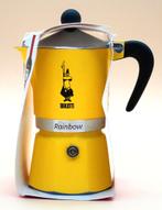 Bialetti Rainbow Geel Percolator - 3 kops, Espresso apparaat, Ophalen of Verzenden, 2 tot 4 kopjes, Afneembaar waterreservoir