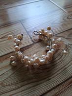 Zoetwater Parel Armband - Handgemaakt, Wit, Nieuw, Ophalen of Verzenden, Met bedels of kralen