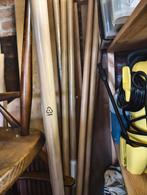 7 x Gordijnroede vuren, eiken kleur, 35mm 200cm, Ophalen, Nieuw, 150 tot 200 cm, 200 cm of meer
