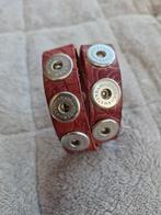 Noosa bewerkte dubbele armband M, Sieraden, Tassen en Uiterlijk, Ophalen of Verzenden, Rood
