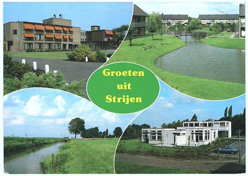908199	Strijen	 	 	Gelopen met postzegel, Verzamelen, Ansichtkaarten | Nederland, Gelopen, Zuid-Holland, Ophalen of Verzenden