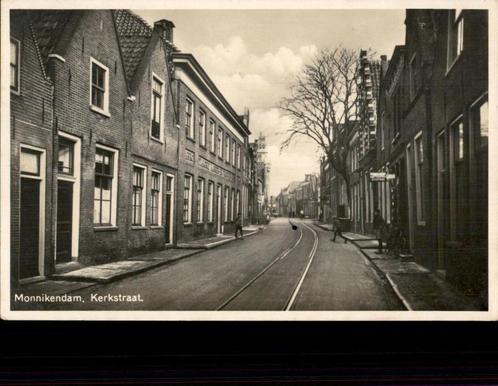 Monnikendam Kerkstraat st 1941, Verzamelen, Ansichtkaarten | Nederland, Gelopen, Noord-Holland, 1920 tot 1940, Verzenden