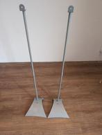 2 Vogel Speakerstandaarden, Huis en Inrichting, Lampen | Vloerlampen, Ophalen, Gebruikt, 100 tot 150 cm, Metaal