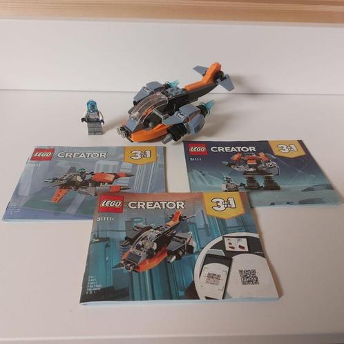 LEGO - 31111 - Cyber Drone, Kinderen en Baby's, Speelgoed | Duplo en Lego, Gebruikt, Lego, Complete set, Ophalen of Verzenden