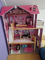 Groot barbie huis met wat spulletjes erbij.., Ophalen, Gebruikt