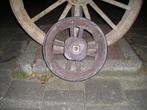 Origineel oud wagenwieltje te koop. De kleine!, Ophalen