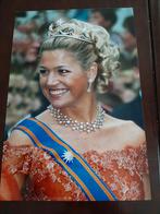 Koningin Maxima     30 X 20 cm, Ophalen of Verzenden, Zo goed als nieuw, Nederland, Kaart, Foto of Prent