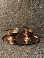 Antiek Zilveren Melk en Suiker Set, Antiek en Kunst, Ophalen of Verzenden, Zilver