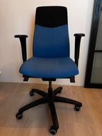 Zwart/Blauwe Volmar Bureaustoel IKEA - Verstelbaar, Huis en Inrichting, Bureaustoelen, Ophalen, Gebruikt, Blauw, Bureaustoel