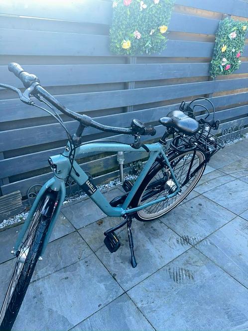 Gazelle Esprit T3 Stadsfiets met bagage drager blauw, Fietsen en Brommers, Fietsen | Heren | Herenfietsen, Zo goed als nieuw, Gazelle