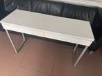 Witte hoigglans bureau, Ophalen, 110 cm of meer, Zo goed als nieuw, 90 cm of meer