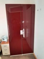 2 IKEA Linnenkasten met Bordeaux Rode Deuren, Huis en Inrichting, Kasten | Kledingkasten, Ophalen