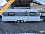 Hobby Prestige 660 WFC 2018 NIEUWE TENT + MOVER + AIRCO, Caravans en Kamperen, Caravans, 6 tot 7 meter, Bedrijf, Standaardzit