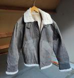 Gevoerde leren jas - Maat XL, Ophalen of Verzenden, Onbekend, Bruin, Maat 56/58 (XL)