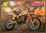 Brochure / folder - Suzuki crossmotor (~1980/85)., Ophalen of Verzenden, Zo goed als nieuw, Motoren