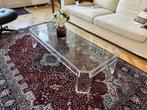 Moderne Glazen Salontafel – 72 x 142 cm, Ophalen, Gebruikt, 100 tot 150 cm, 50 tot 75 cm