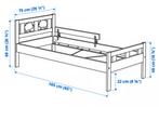 IKEA Kinderbed + Matras - Zo goed als nieuw!, Ophalen, 70 tot 85 cm, Zo goed als nieuw, Lattenbodem