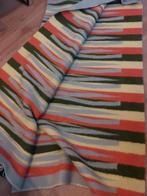 Vintage Wollen deken, gekleurd, Huis en Inrichting, Woonaccessoires | Plaids en Woondekens, Gebruikt, Ophalen of Verzenden, X