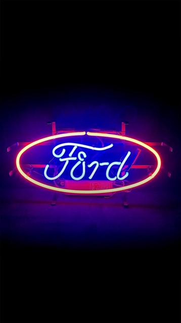FORD - GLAS NEON SIGN beschikbaar voor biedingen