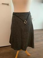 Mooie grijze rok / vintage / Canda / Maat 42 XL, Maat 42/44 (L), Ophalen of Verzenden, Knielengte, Grijs