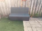 Nette wicker tuinbank, Ophalen, Zo goed als nieuw, Wicker