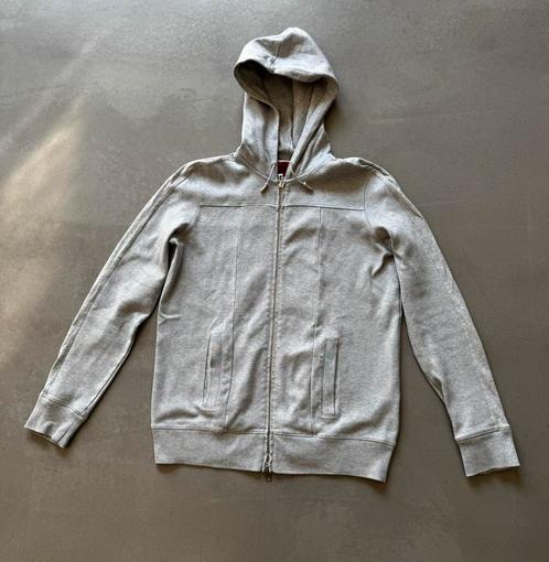 Sweatvest met capuchon Hugo Boss grijs melange maat S, Kleding | Heren, Truien en Vesten, Gedragen, Maat 46 (S) of kleiner, Grijs