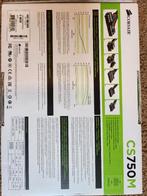 Corsair CS750M 750W voeding modulair 80+ Gold, Ophalen of Verzenden, Gebruikt