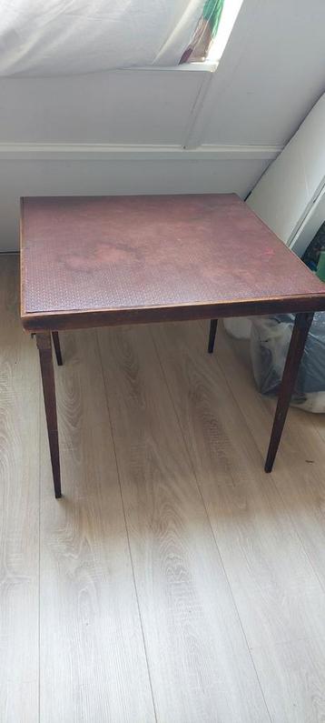 Hele oude Engelse speeltafel, inklapbaar beschikbaar voor biedingen