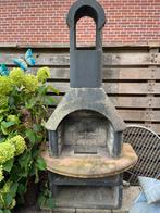 Stenen BBQ/ haard voor in de tuin., Huis en Inrichting, Haarden, Ophalen, Gebruikt, Vrijstaande haard, Houthaard