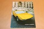 Zeldzame brochure - De Tomaso Pantera - 1971, Ophalen of Verzenden, Zo goed als nieuw, Overige merken