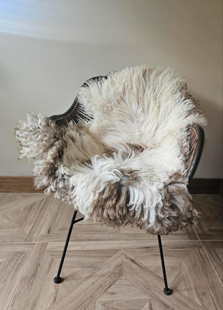 Bergschaap schapenvacht bont, Huis en Inrichting, Stoffering | Tapijten en Kleden, Nieuw, Rechthoekig, Ophalen of Verzenden